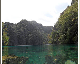 l'eau est transparente